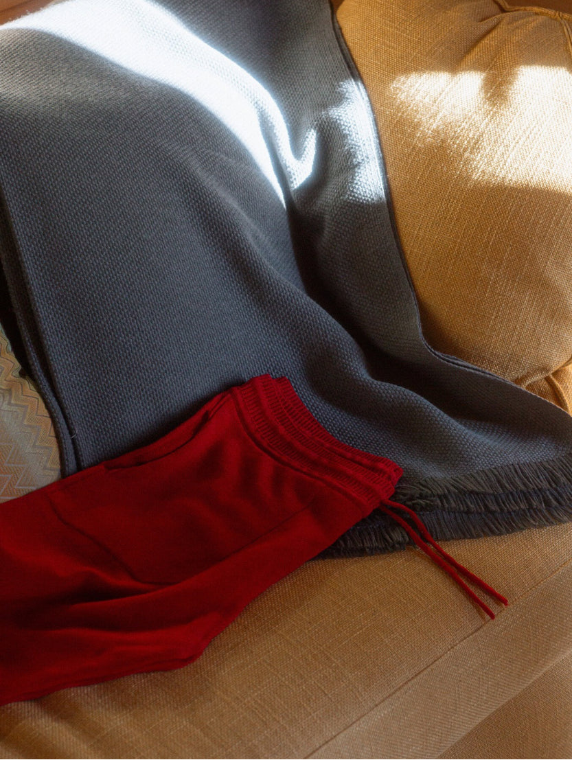Handloom Throw in WarmBrew® Recycled Coffee
