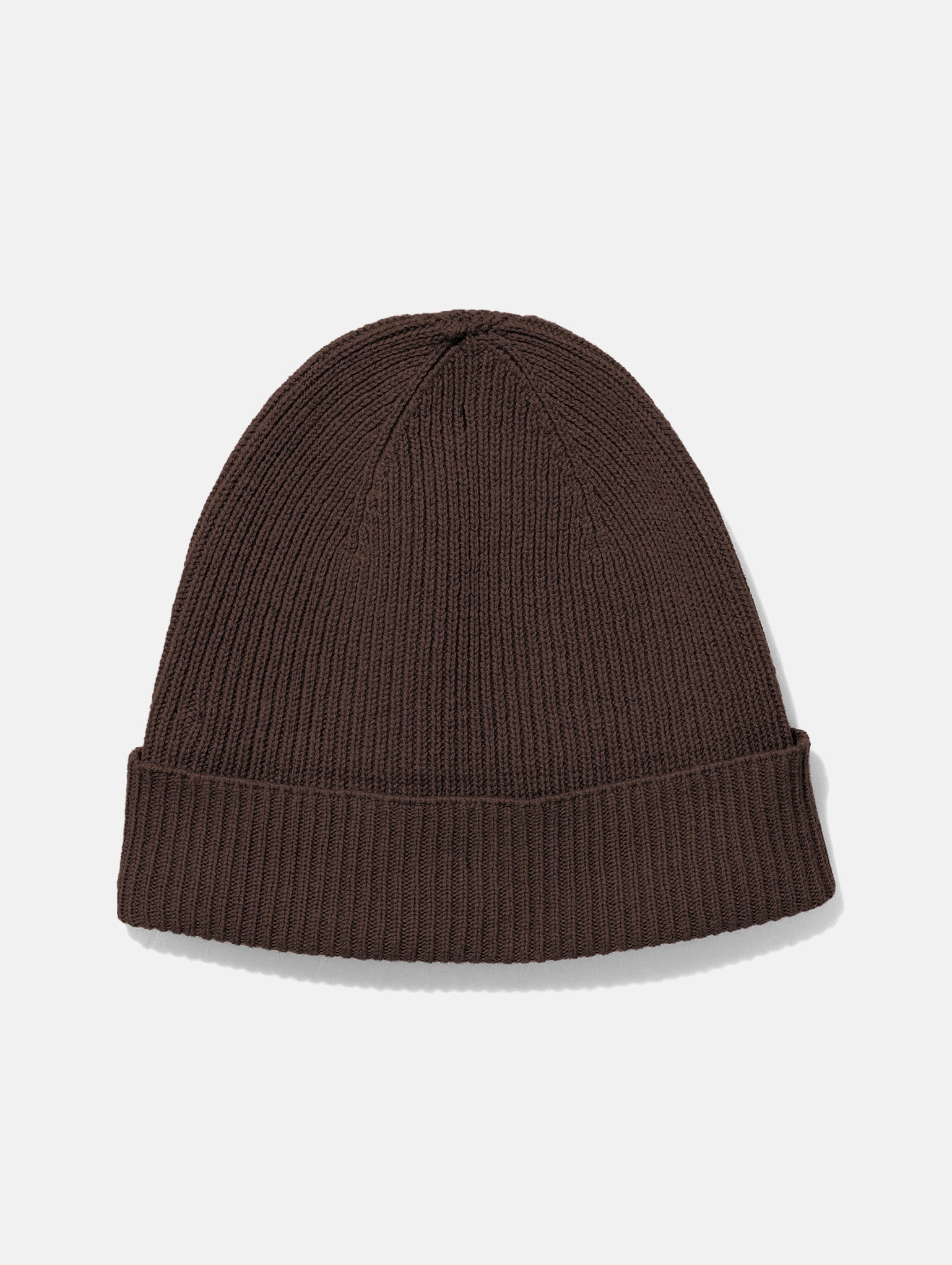 Cuffed Circular Cashmere Rib Hat Terra