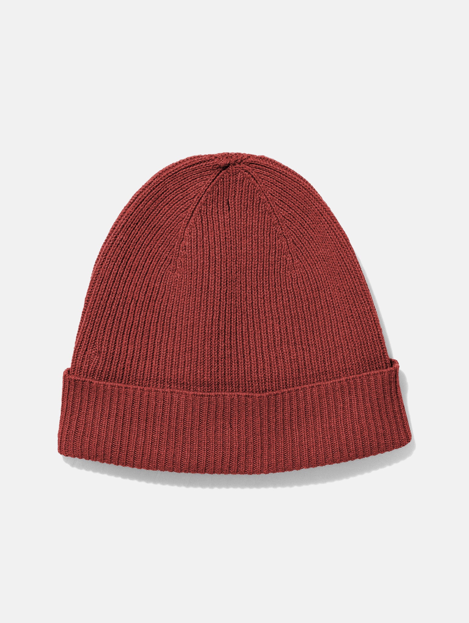 Cuffed Circular Cashmere Rib Hat Cotta