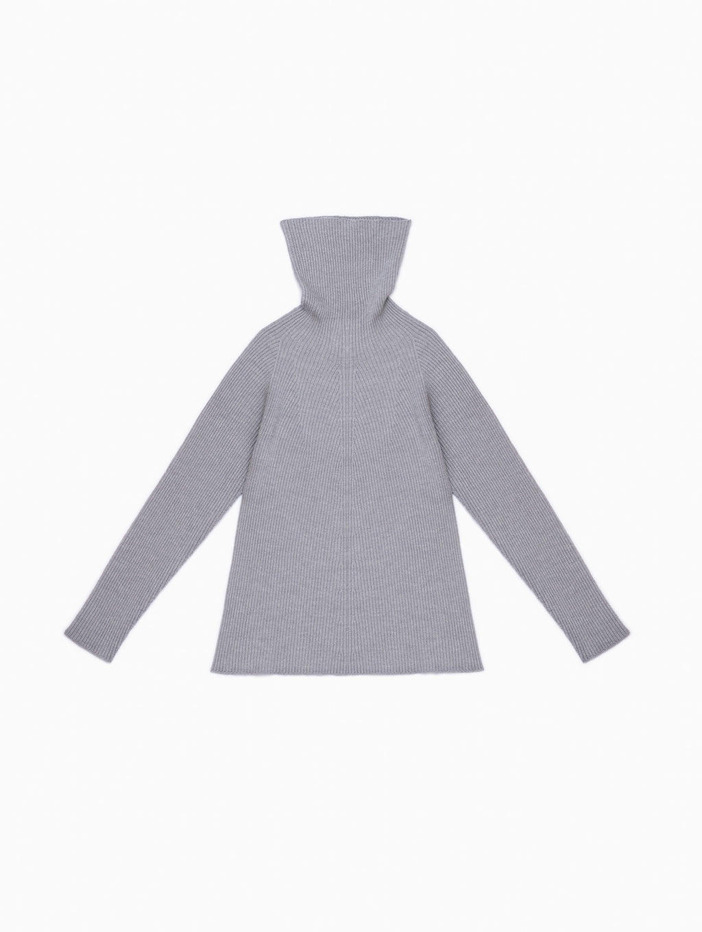 Rollneck Track Knit in Moon