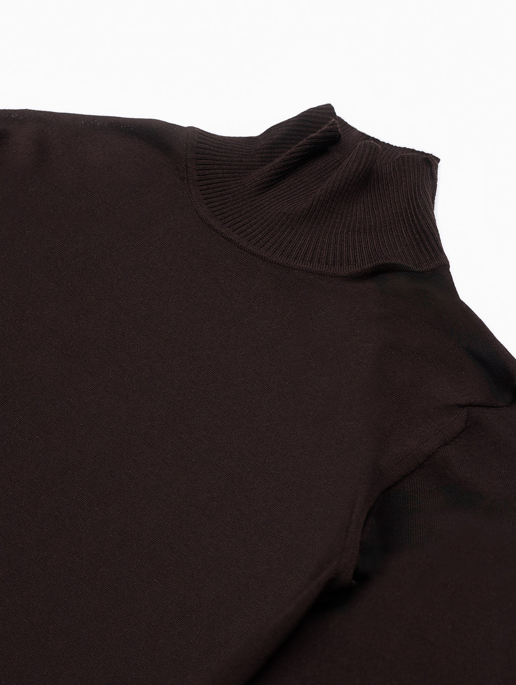 Sella Merino Turtleneck—Terra Brown
