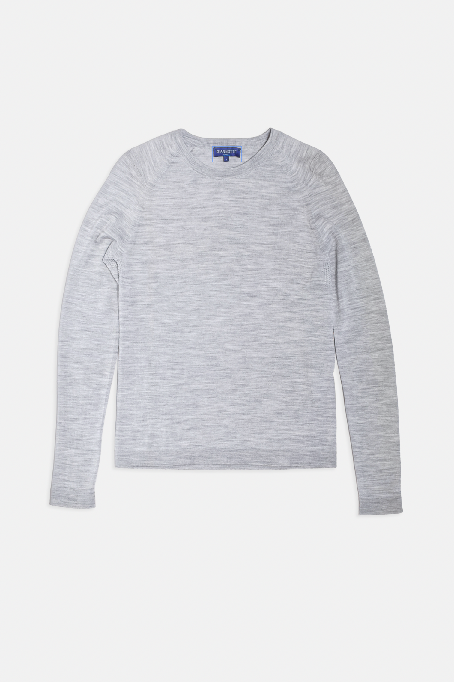 WomenNaturalSeamlessMerinoCrew-MarledGrey