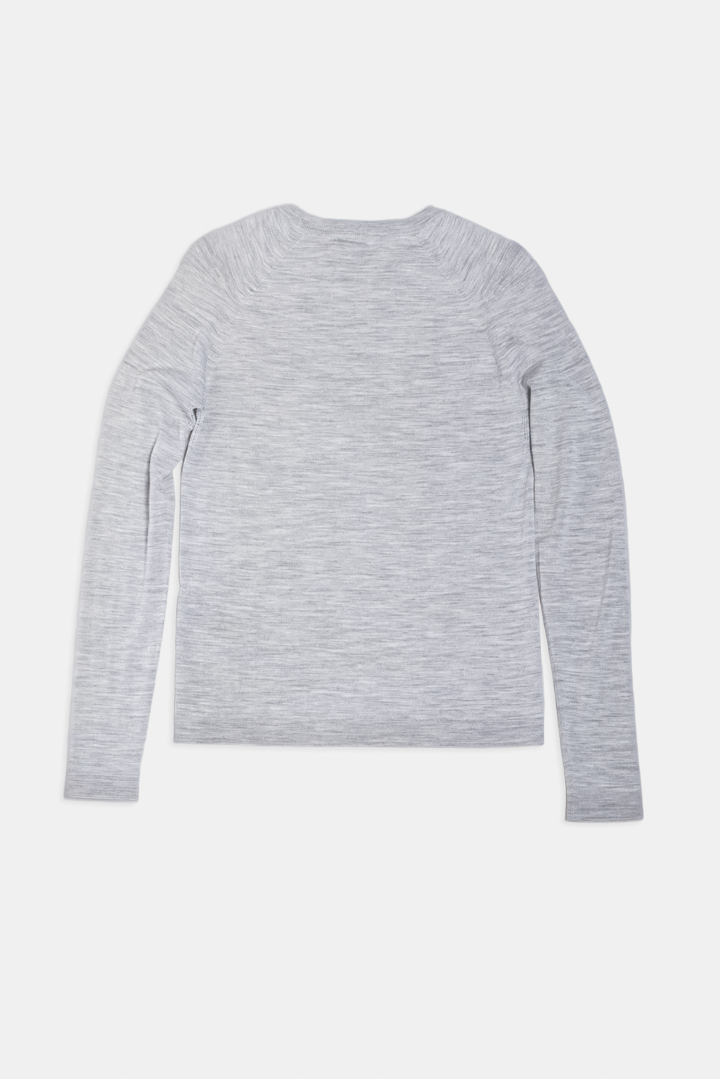 WomenNaturalSeamlessMerinoCrew-MarledGrey