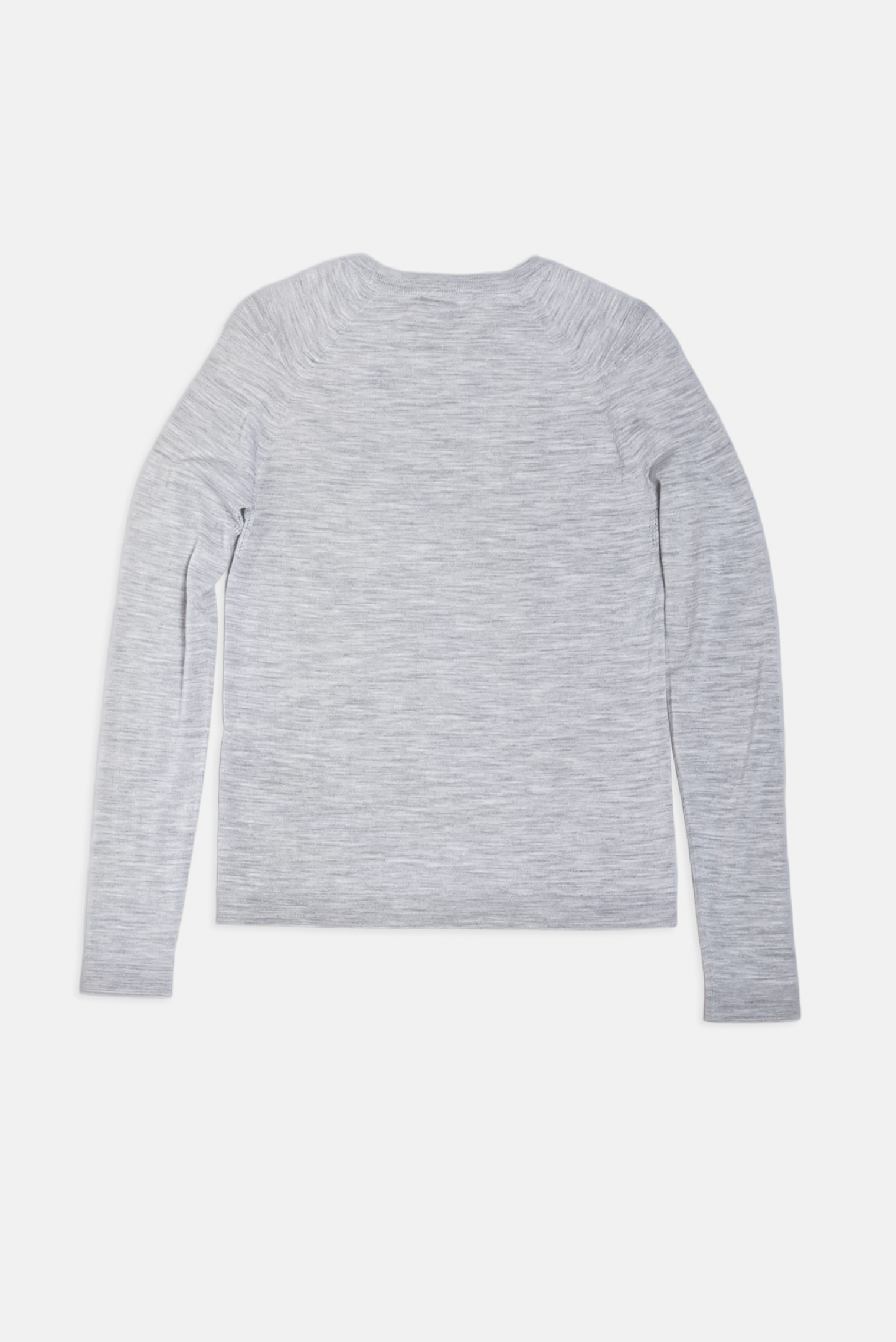 WomenNaturalSeamlessMerinoCrew-MarledGrey