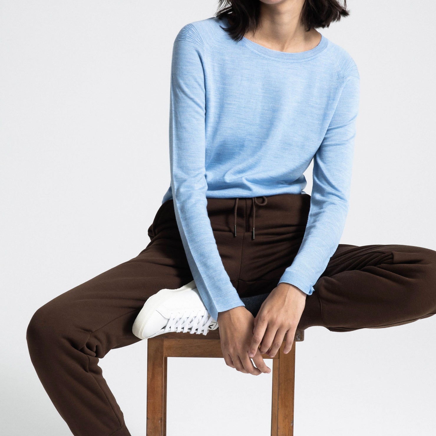 Natural merino Boatneck Women Giannotti Monaco