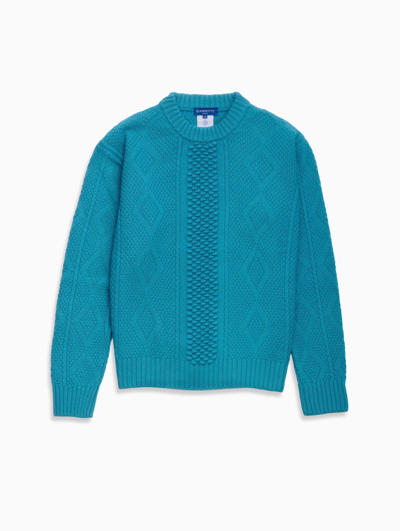giannnotti-monaco-pull-weekender-aran-coastal-blue