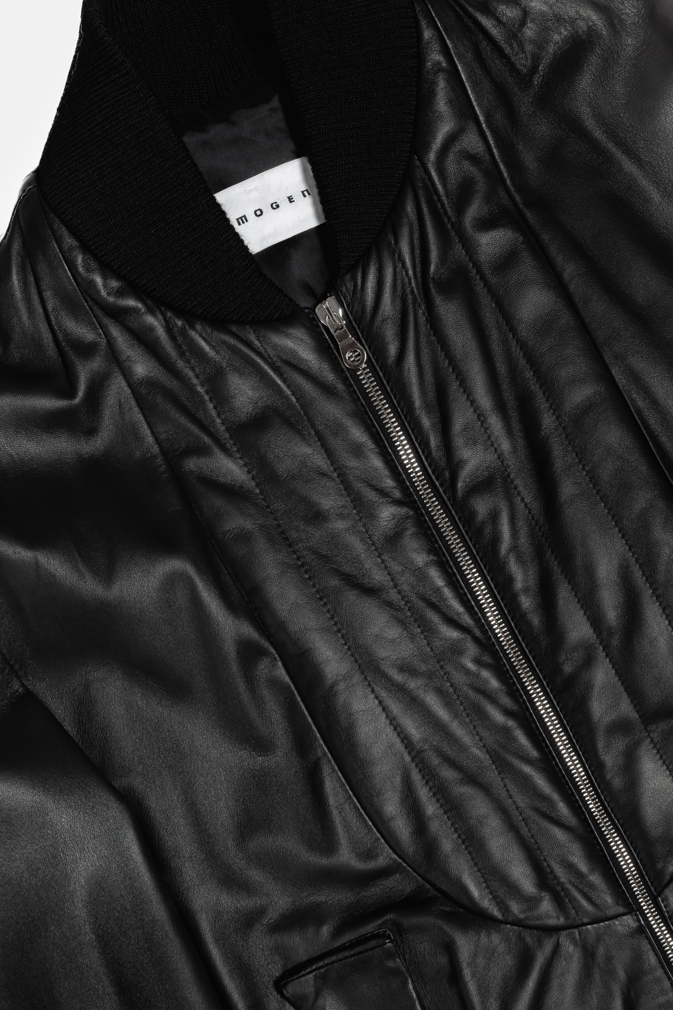 Inflated Leather Bomber 【Archive】
