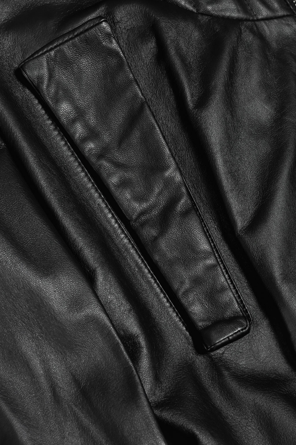 Inflated Leather Bomber 【Archive】