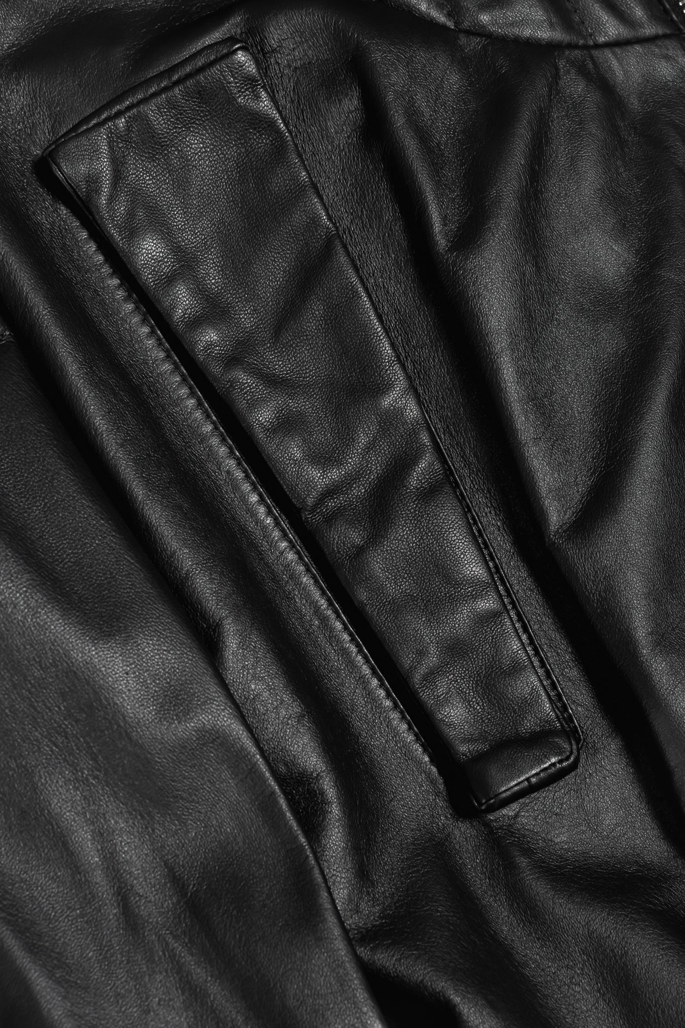 Inflated Leather Bomber 【Archive】