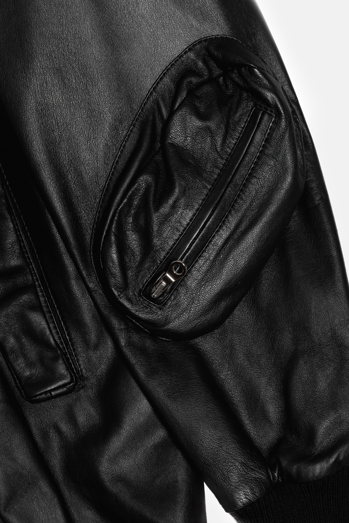 Inflated Leather Bomber 【Archive】