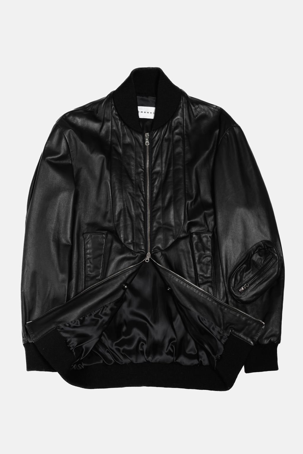 Inflated Leather Bomber 【Archive】