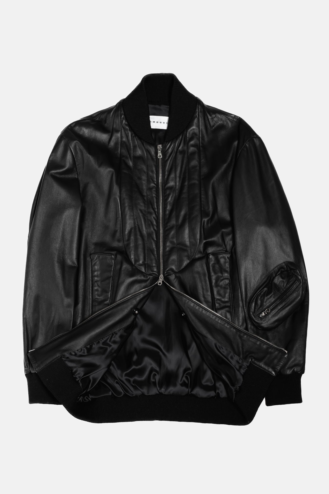 Inflated Leather Bomber 【Archive】