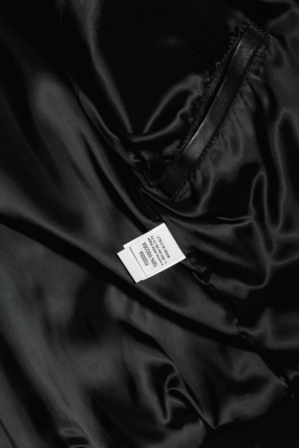 Inflated Leather Bomber 【Archive】