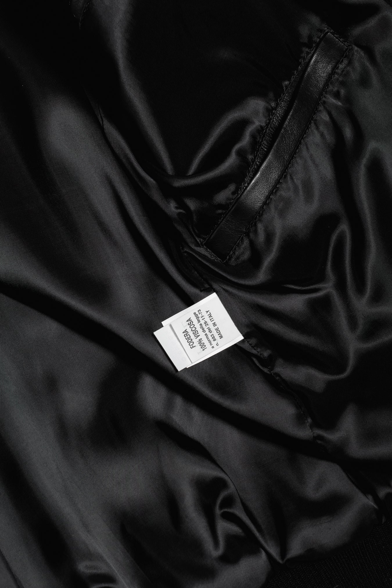 Inflated Leather Bomber 【Archive】
