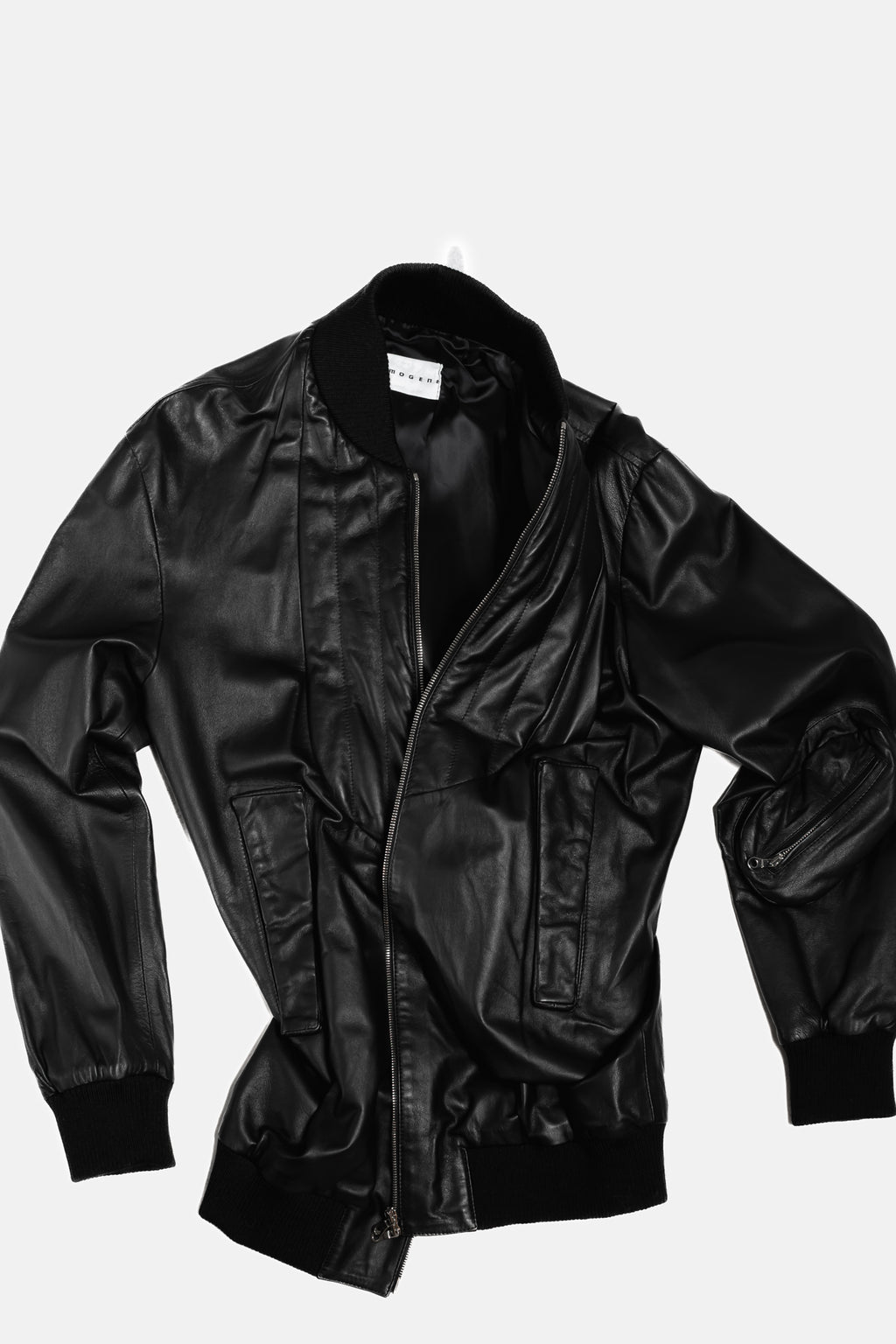 Inflated Leather Bomber 【Archive】