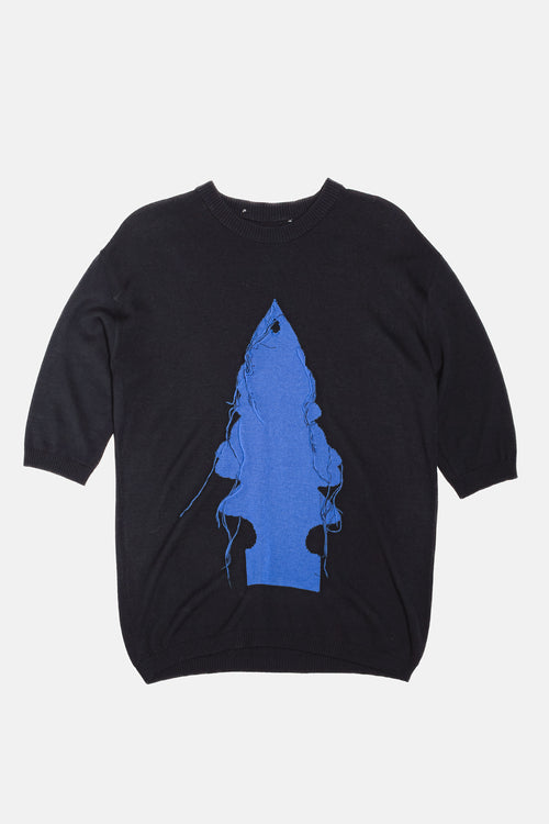 "Magic Tree" Intarsia Knit Tee 【Archive】