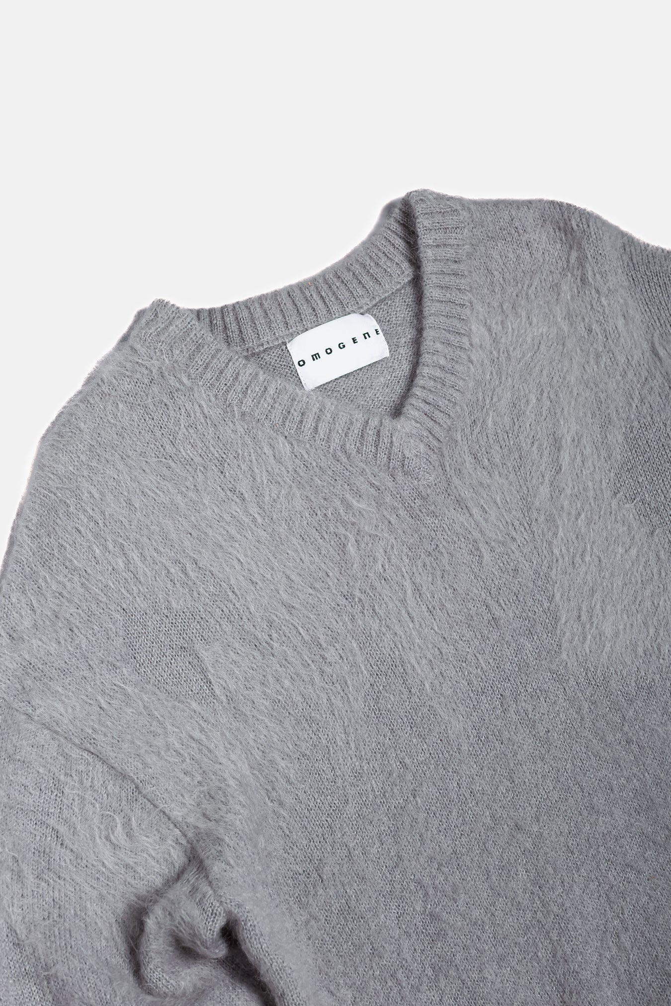 Distressed Mohair Vneck Sweater 【Archive】