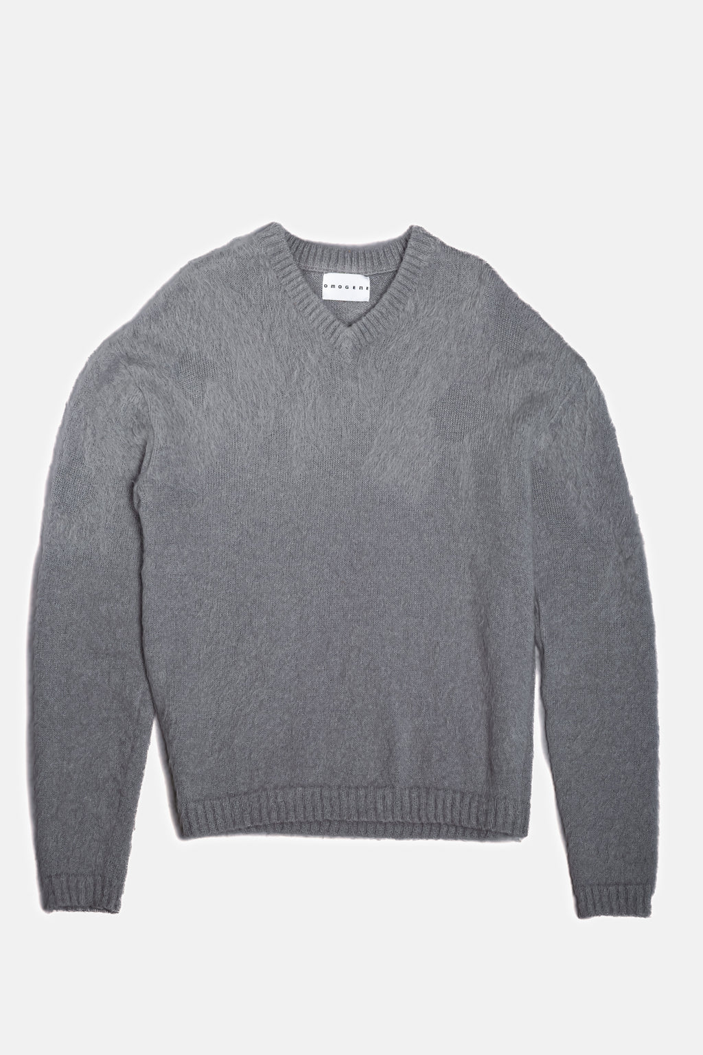 Gray sweater on a light gray background