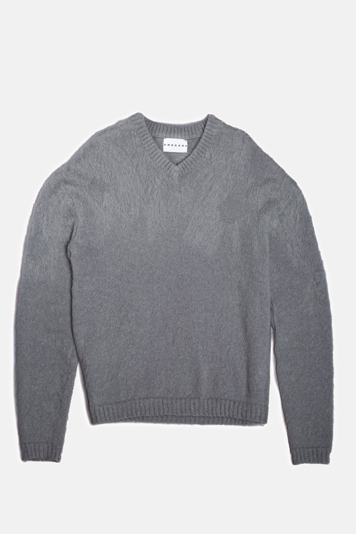 Gray sweater on a light gray background
