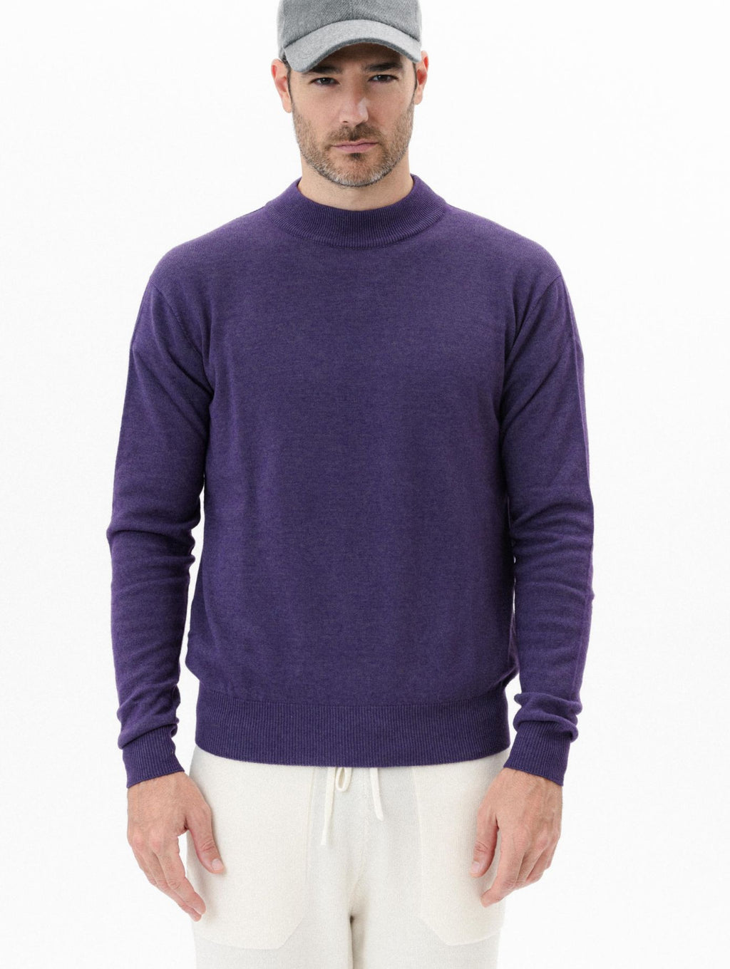 giannotti-monaco-pull-col-mock-warmbrew-en-mélange-laine